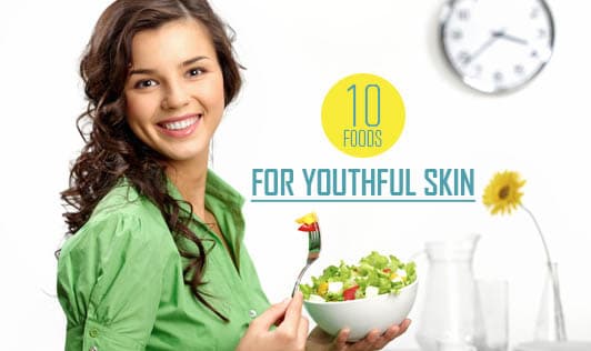 10 foods for youthful skin