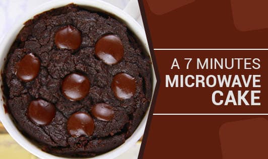 A 7 Minutes Microwave Cake