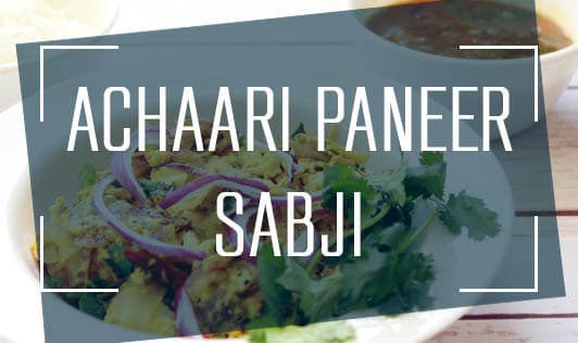 Achaari Paneer Sabji
