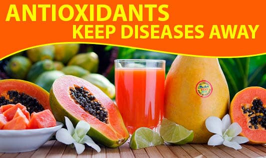 Antioxidants keep diseases away