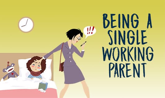 Being a single working parent