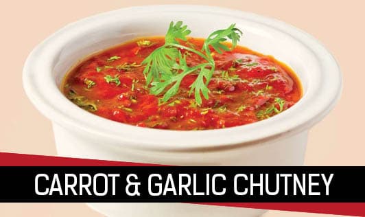 Carrot & garlic chutney