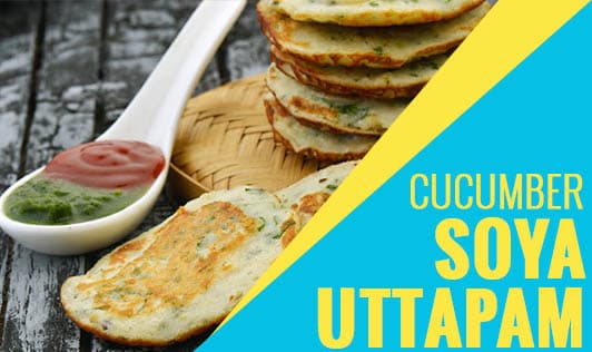 Cucumber Soya Uttapam