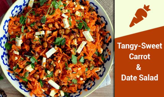 Tangy-Sweet Carrot & Date Salad