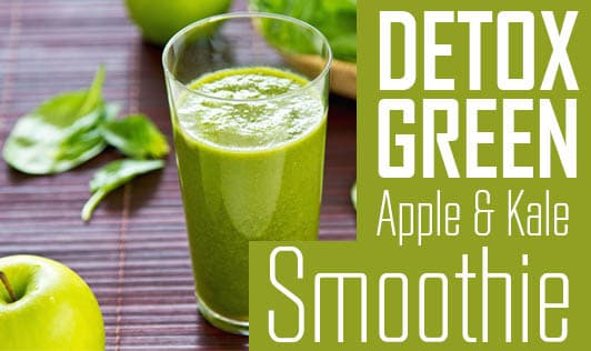 Detox Green Apple & Kale Smoothie