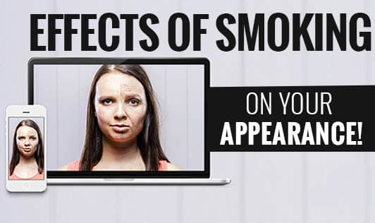 Effects of smoking on your appearance!