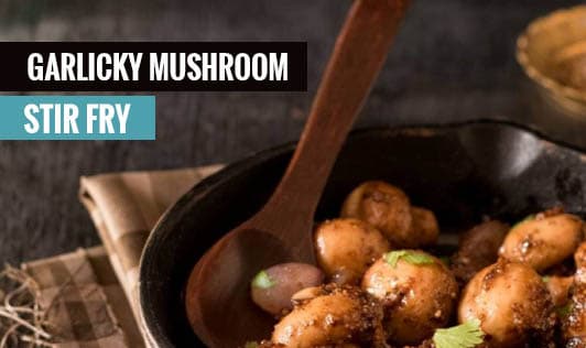 Garlicky Mushroom Stir Fry