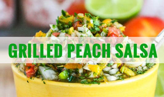 Grilled Peach Salsa