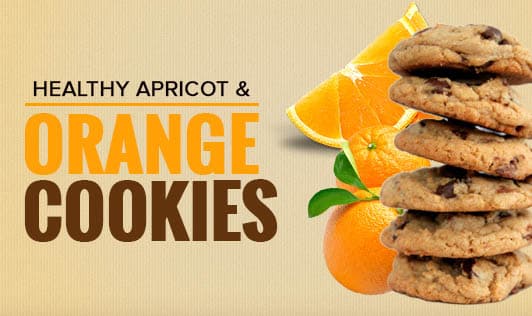 Healthy Apricot & Orange Cookies