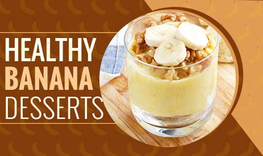 Healthy banana desserts!