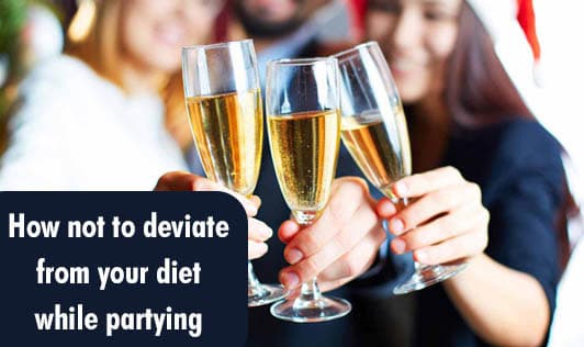 How to maintain a healthy diet & avoid overeating while partying?