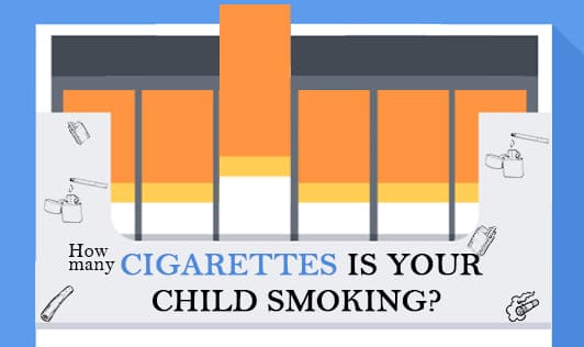 How many cigarettes is your child smoking?