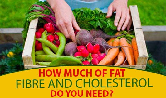 How much of fat, fibre and cholesterol do you need?