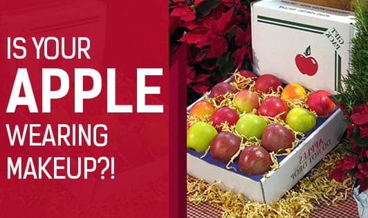 Is Your Apple Wearing Makeup?!