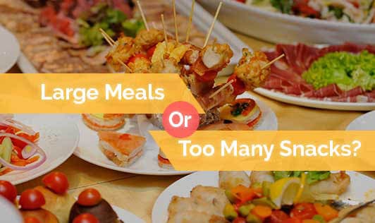 Large Meals Or Too Many Snacks?