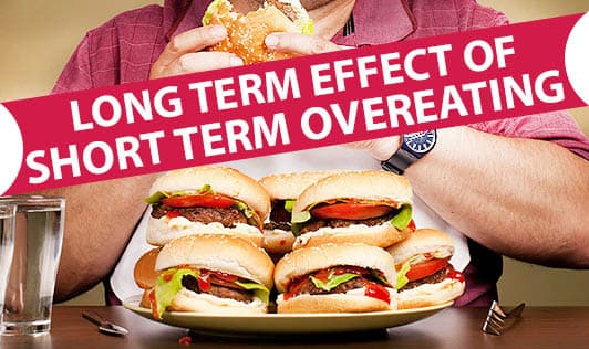 Long Term Effect of Short Term Overeating