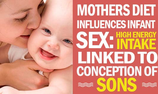 Mothers Diet Influences Infant Sex: High Energy Intake Linked To Conception Of Sons
