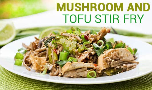 Mushroom and Tofu Stir Fry