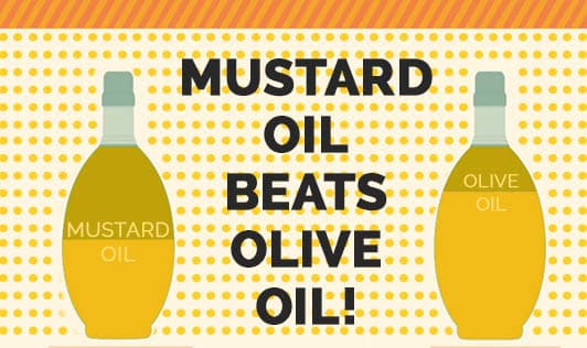 Mustard Oil Beats Olive Oil!