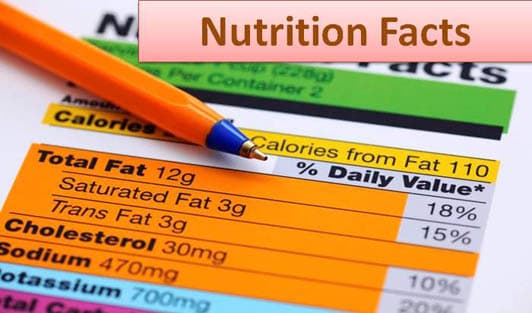 Nutrition Facts