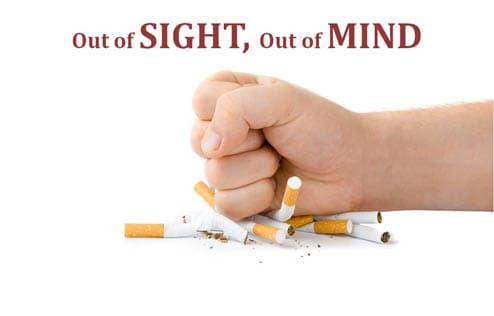  Out of sight, out of mind