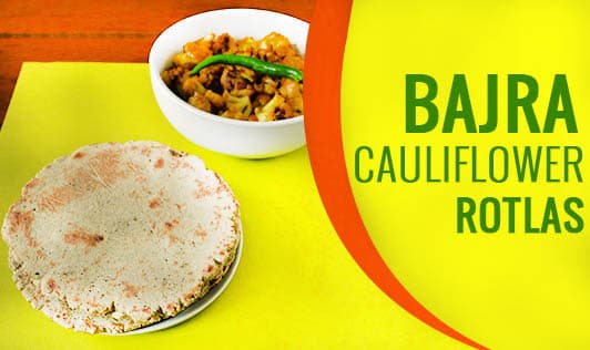 Paneer and Greens Roti