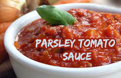 Parsley Tomato Sauce Recipe