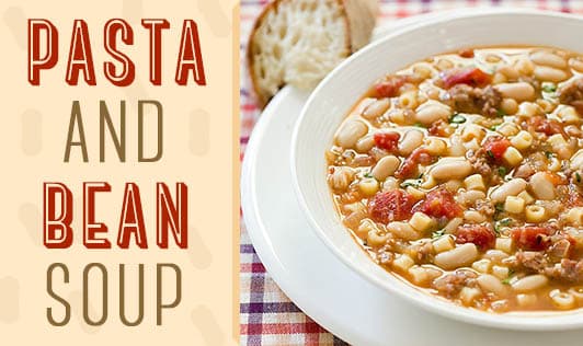 Pasta and Bean soup