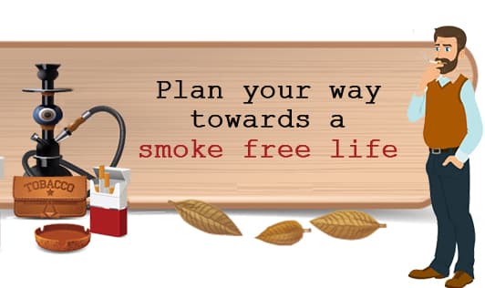 Plan your way towards a smoke free life