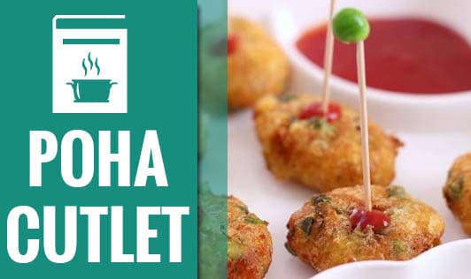 Poha Cutlet