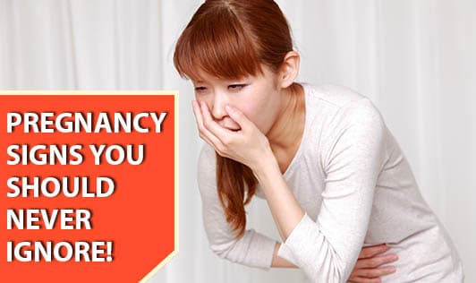 Pregnancy signs you should never ignore!
