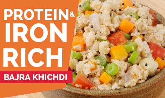 Protein and Iron Rich Pearl Millet (Bajra) khichdi