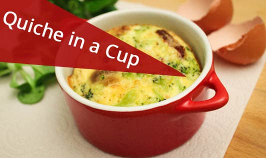 Quiche in a Cup