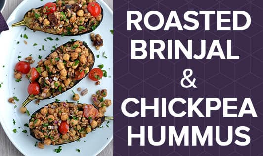 Roasted Brinjal & Chickpea Hummus