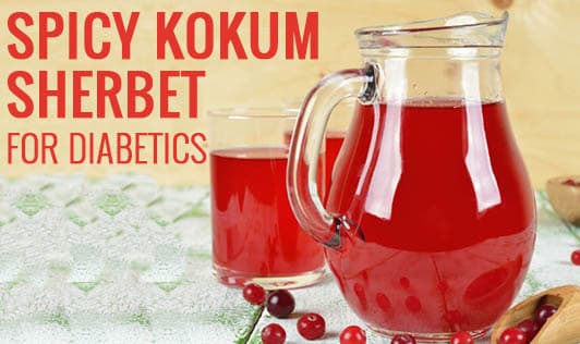 Spicy Kokum Sherbet for Diabetics