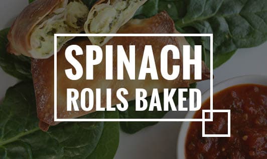 Spinach rolls (Baked)