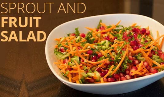 Sprout and Fruit Salad