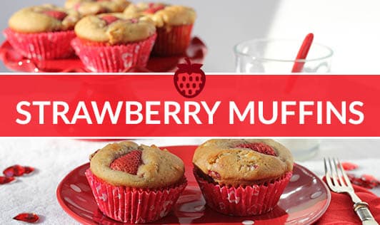 Strawberry muffins