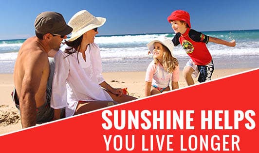 Sunshine Helps You Live Longer