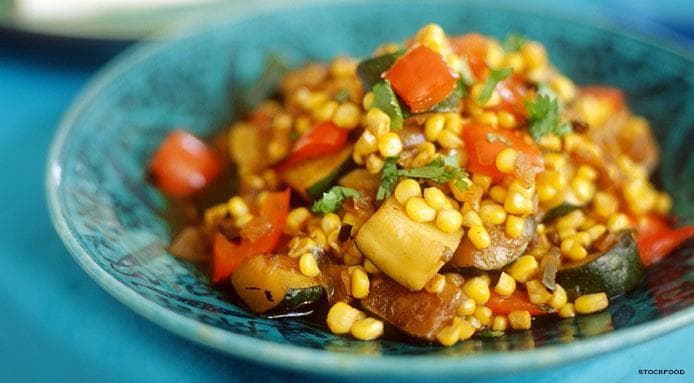 Sweet Corn & Bell Pepper Salad