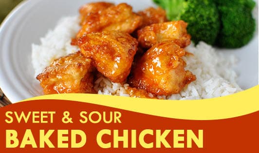 Sweet & Sour Baked chicken
