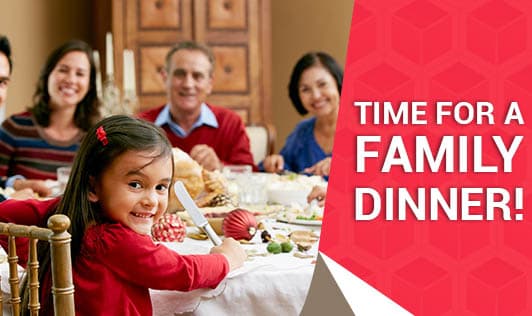 Time for a family dinner!