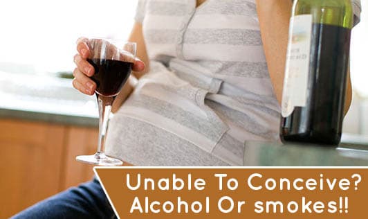 Unable To Conceive? Alcohol Or smokes!!