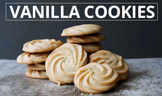 Vanilla cookies