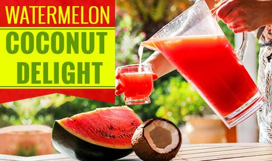 Watermelon coconut delight