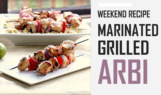 Weekend Recipe - Marinated Grilled Arbi