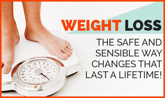 Weight Loss the Safe and Sensible Way: Changes that last a lifetime!