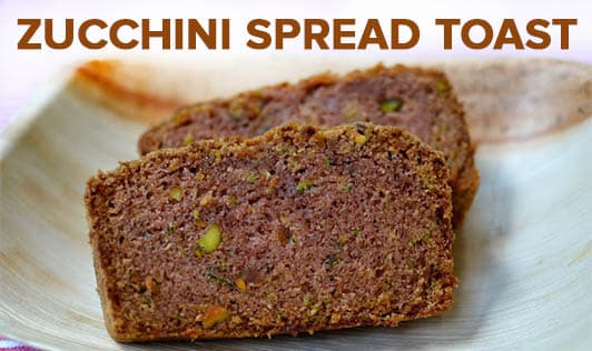 Zucchini Spread Toast
