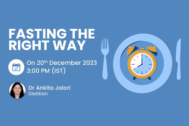 Fasting The Right Way
