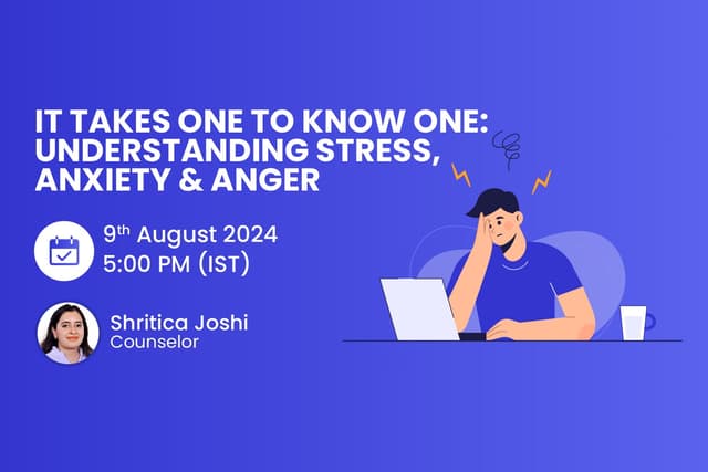 It Takes One To Know One: Understanding Stress, Anxiety and Anger
